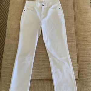 LAFAYETTE 148 Denim Reeve Straight Jean, white,  Size: 29